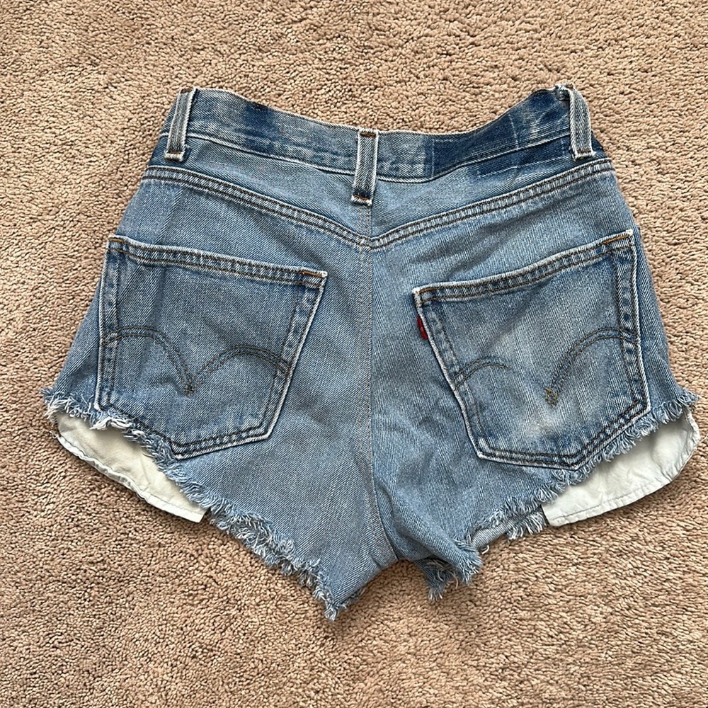 90'S Levi's 550 Relaxed Fit Denim Shorts, Made in USA, Men's, W37, Vintage / eaa382431